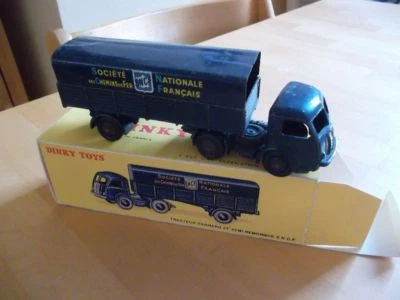 ORIGINAL Dinky Toys France 32AB Panhard Semi Remorque SNCF - Repro-Box - Bild 1 von 4