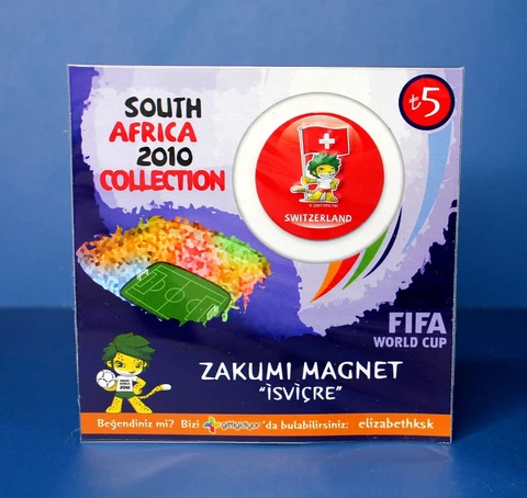 FIFA 2010 South Africa World Cup Magnet - SWITZERLAND Cover