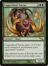 1X Copperhoof Vorrac Mirrodin NM/EX MTG CARD