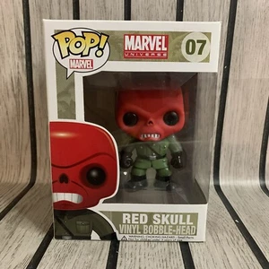 Red Skull Marvel Funko Pop #07 Rare & Vaults Grail Captain America With Stack - Bild 1 von 11