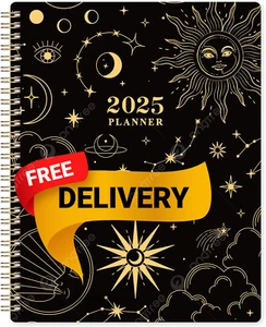 2025 Planner - 8" X 10", 2025 Weekly & Monthly Planner, JAN.2025 - DEC.2025, Pla - Picture 1 of 9