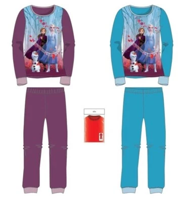 EISKÖNGIN Eiskönigin Schlafanzug Pyjama Fleece 2 tlg. Hausanzug Größen: 98 104 110 116 128