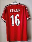 KEANE 16 Manchester United Retro Home Shirt 1999