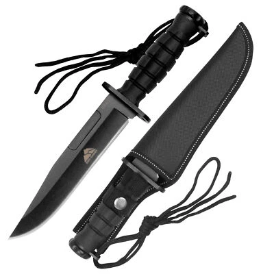 by GER-SABER Jagdmesser festehende Normal Klinge 31,5cm Einhandmesser Holster - Bild 1 von 4