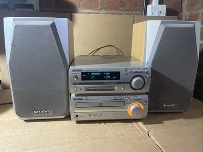 Sharp MD-MX10 MD COMPACT COMPONENT SYSTEM + 6 SHARP MD80 Cd Player TESTED - Image 1 of 4