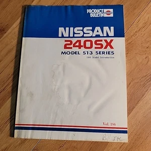 1989 Nissan 240SX s13 Model Introduction Factory Manual - Picture 1 of 10