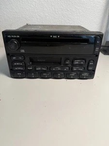 1997 Ford Explorer Factory Radio Stereo AM FM Receiver Cassette CD Player OEM - Picture 1 of 3