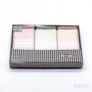 Vintage Taschentücher Stofftaschentücher Rein Maco gekämmt Serie LORD 41 x 41 cm - Bild 1 von 15