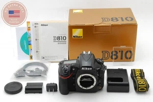 [NEAR MINT in BOX] Nikon D810 36.3MP DSLR Camera Black Body Only From JAPAN - Picture 1 of 16