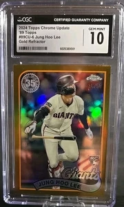 2024 Topps Chrome Update - 36/50  1989 Topps Baseball Jung-Hoo Lee #89CU-6 Gold - Picture 1 of 5