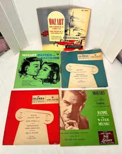 Vintage Mozart & Handel 5 LP Record Lot Westminster Columbia London Badura-Skoda - Bild 1 von 7