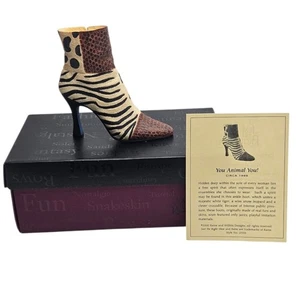 Just The Right Shoe You Animal You Made By Lorraine Vail Raine Boxed Certicate - Picture 1 of 7