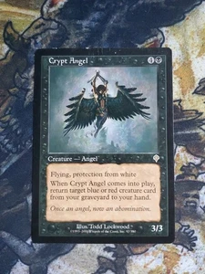 MTG Invasion Crypt Angel 2000 #97 MP - Imagen 1 de 2