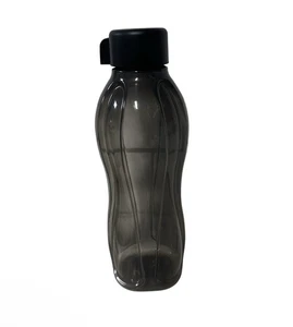 Tupperware Eco Drink Bottle Screw Top Lid 1 Litre Brand New Black - Picture 1 of 1