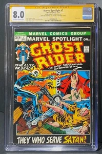 Mike Ploog's Personal Copy Marvel Spotlight #7 CGC 8.0 SS 3RD GHOST RIDER! - Bild 1 von 2
