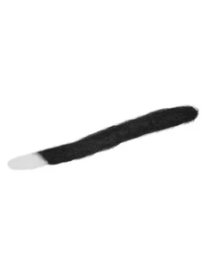 Black Cat Tail with White Tip Costume Accessory for Fancy Dress Animal Halloween - Picture 1 of 1