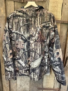Columbia Jacke Herren M M Mossy Oak Camo wasserdicht Kapuze atmungsaktiv Regen Wind Mantel - Bild 1 von 7
