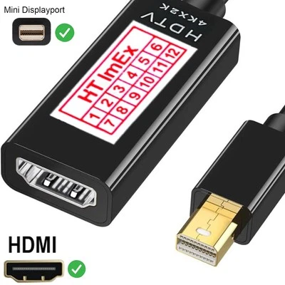 Thunderbolt 2 (Mini DP) HDMI Adapter geeignet für MacBook Air/Pro Microsoft Surf - Bild 1 von 4