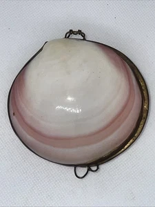 TRINKET BOX COWRY SHELL JEWELRY BOX TRINKET BOX COIN BOX PILL BOX - Picture 1 of 7