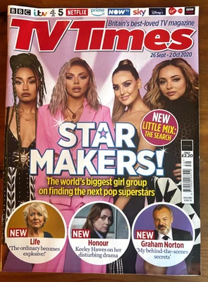 TV TIMES 26/9/2020 LITTLE MIX Freddie Flintoff JUDI DENCH Russell Tovey - Image 1 of 4