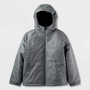 Kids' Solid 3-In-1 Jacket - All In Motion Gray XS - Picture 1 of 5