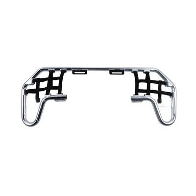 Tusk Comp Series Nerf Bars Silver With Black Webbing For YAMAHA BANSHEE 350 - Image 1 of 4