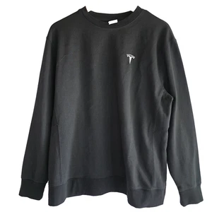 Tesla Crewneck Sweatshirt Unisex XL Schwarz Logo Pullover Langarm Ultrasoft - Bild 1 von 8