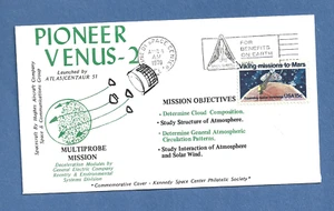 PIONEER VENUS 2 LAUNCH AUG 8,1978 KSC SPACE COVER NASA - Picture 1 of 1