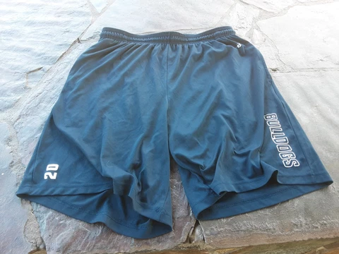 Mens Badger Sport Gonzaga #20 Bulldogs Basketball Shorts Blue Size XL Cover
