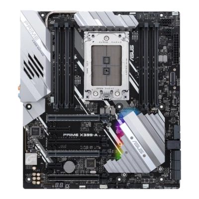 ASUS PRIME X399-A Motherboard For AMD Threadripper TR4 8×DDR4 E-ATX 2×M.2 RJ45 - Image 1 of 4