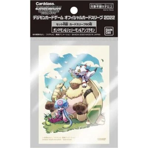 DIGIMON Card Game Official SLEEVES DECK PROTECTORS - JELLYMON ANGORAMON 60 pcs - Imagen 1 de 2