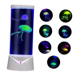 Jellyfish Lamp LED Nlight Light with 7 Color Changing Mood Lamp for Adults - Picture 1 of 8