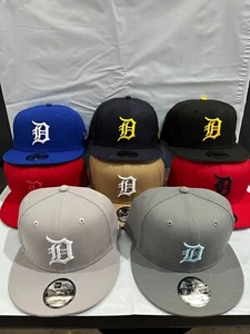 Authentische New Era MLB 9FIFTY Druckknopflasche Mütze Kappe Detroit Tigers FARBPACKUNG - Bild 1 von 43