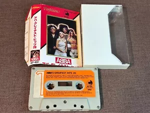ABBA ABBA's Greatest Hits 20-Perfection JAPAN CASSETTE DCP-4001 Broken SLIP CASE - Picture 1 of 14