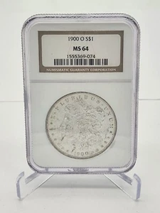 1900 $1 Morgan Silver Dollar NGC MS64 - Free Shipping USA - Picture 1 of 4