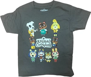 Nintendo Animal Crossing Boys T-Shirt Brown Small - Picture 1 of 2
