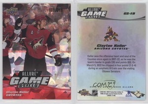 2022-23 Upper Deck Allure Game Stills Red /299 Clayton Keller #GS-19