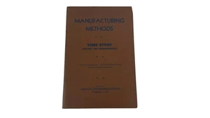 1952 MANUFACTRUING METHODS Time Study Methods Engineering Coucil Vintage T5 - Picture 1 of 8