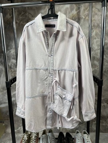 LOUIS VUITTON（LV） Giacca Camicie Denim Louis Vuitton by Virgil Abloh 2020SS Rimozione Rotte Taglia L