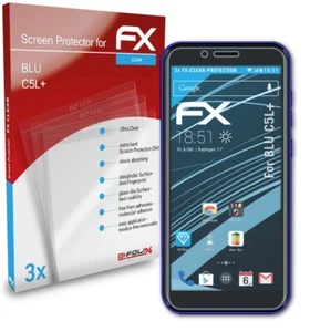 atFoliX 3x Película Protectora para BLU C5L+ transparente - Imagen 1 de 9
