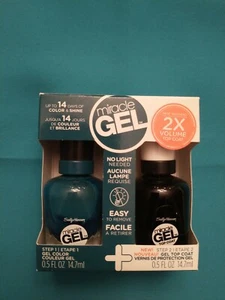 Sally Hansen Miracle Gel, Nail Polish. 220 Teal Duo - Picture 1 of 2