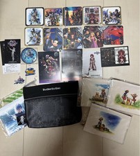 Kingdom Hearts Goods Coaster Pouch Post Card Bulk Sale Sora Riku Kairi