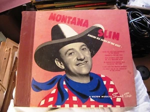 MONTANA SLIM Empty Album Wilf Carter Cowboy Singing Songs of West VICTOR P-114 - Picture 1 of 3