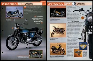 Honda CB750 Four - Evolution - Essential Superbike Data File Page - Picture 1 of 1