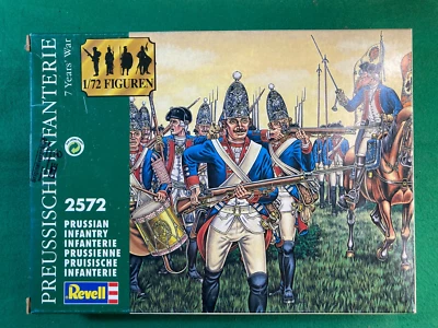 REVELL - PRUSSIAN INFANTRY, 7 YEARS WAR (1:72 SCALE) #2572 - Image 1 of 3
