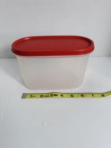 Contenedor de colección Tupperware Modular Mate 4 3/4 tazas 1612-1 tapa roja 1616-7 - Imagen 1 de 5