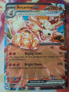 Arcanine EX 032/198 Scarlet & Violet Base Set Holo Double Rare Pokemon Card - Bild 1 von 2