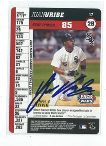 Juan Uribe Signed 2005 Topps  Pack Wars Card #17 - Picture 1 of 1