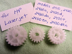 3 engranajes de fusor para HP LASERJET 2400 2410 2420 2430 2420n 2420d RU5-0377 0378 0379 - Imagen 1 de 1