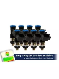 FIC 850cc High Z Flow Matched Fuel Injectors Chevy LS Trucks 6.2 09-13 Set of 8 - Foto 1 di 1